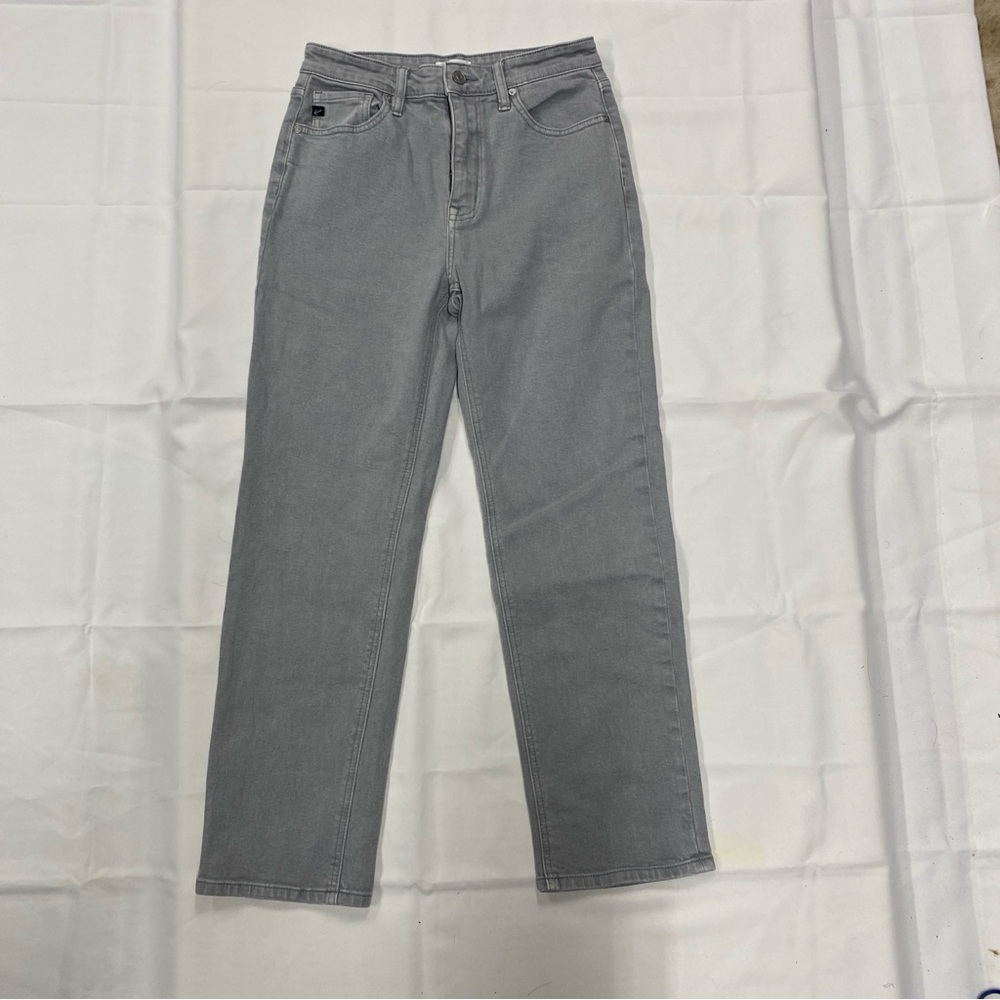 KanCan Women’s Straight-Leg Jeans in Light Grey Size 5/26